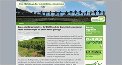 Desktop Screenshot of gruene-cochemzell.de